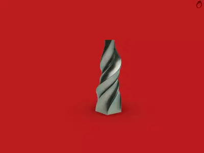 Geometric Twisted Art Deco 3D print model