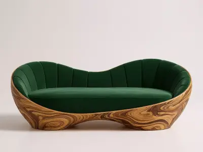 Royal Nature Flow Sofa 3D model