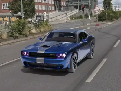 challenger dodge 3D model