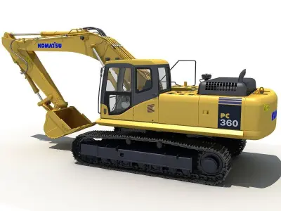 Komatsu Excavator PC360 3D model