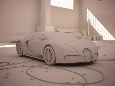 Bugatti Veyron 3D model