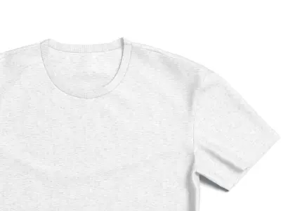 Flat Lay T-shirt - basic folded corner tee-shirt Low-poly 3D model