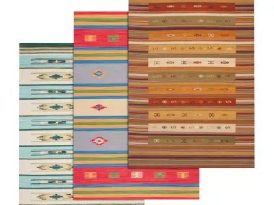 Rug Set 2102 3D model