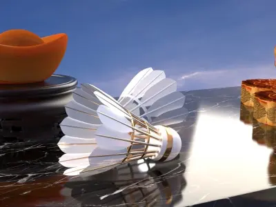 Chinese mooncake  3D model