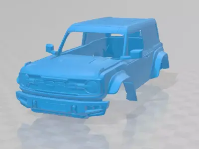 Bronco Two - Door 2022 - Full Body Car Model for 3D Printing 3D print model