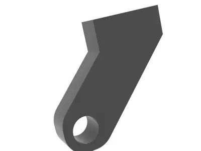 NISSAN PRIMERA P12 Armrest Latch 3D print model