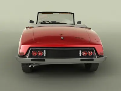 Citroen DS 21 Cabrio 3D model