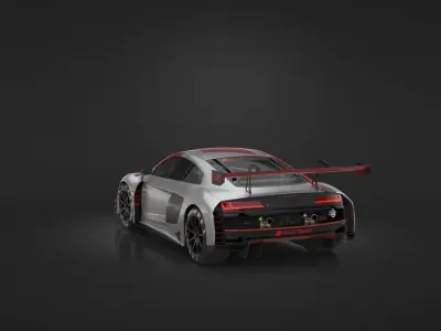 Audi R8 LMS GT3 Low-poly 3D model