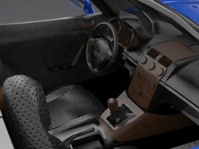 Opel Speedster Vauxhall VX220 3d model 3D model