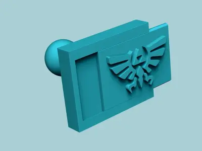 Stamp 102 - Zelda Icon - Fondant Decoration Maker Toy 3D print model