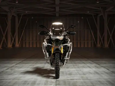 Thiumph tiger 1200 Rally explorer 20022 Low-poly 3D model