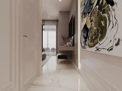 Bedroom Sapphire by FGM 3D model