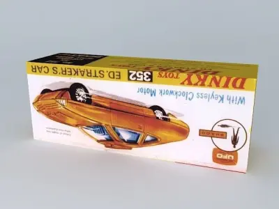 Dinky Toys 352 Ed Straker's Car Boxed Free 3D model