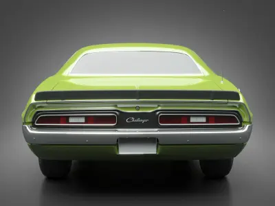 1971 Dodge Challenger TA 3D model