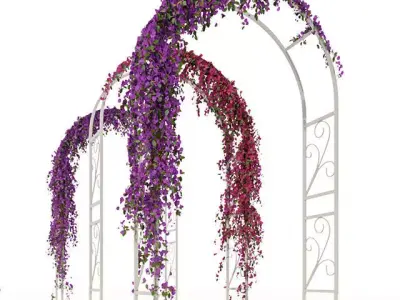 Ivy Pergola 3D model