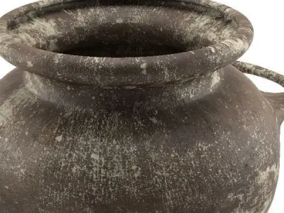 Old Clay Pot 3D model