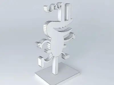 Funny sculpture funny sculpture Free 3D model