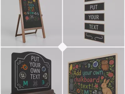 Heritage Style Signage Collection - Customizable Chalkboards
