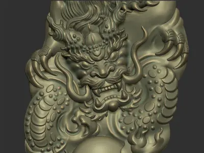 dragon pendant 3D print model