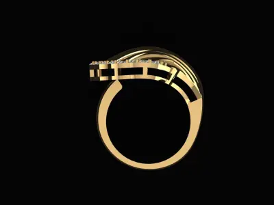 shell ring  Free 3D print model