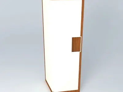 cab wooden door Free 3D model