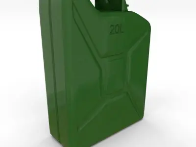 Jerry Can PBR Low-poly 3D model