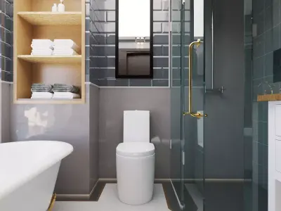 Bthroom model Free 3D model