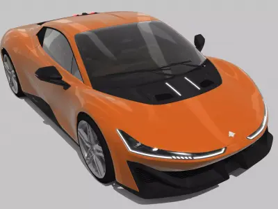GAC Aion Hyper SSR 3D Model 3D model