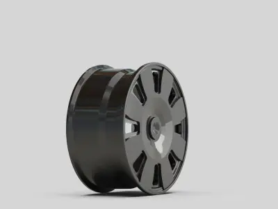 wheel rims car tuning garage  3D model
