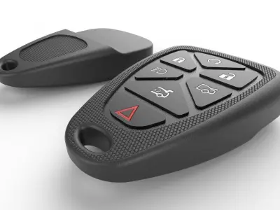 Car key Model 10 Low-poly 3D model