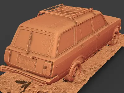 VAZ 2104 RAW Scan 3D model