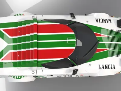 Lancia Stratos High Poly 3D model