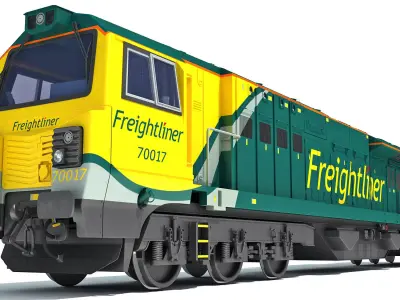 British Rail Class 70 PowerHaul Locomotive 3D model