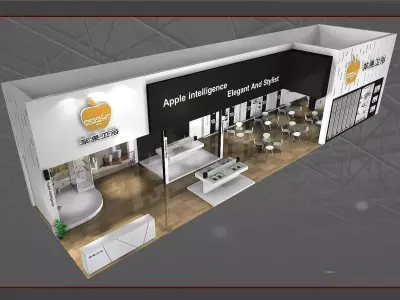 Exhibition - Area - 24X6-3DMAX2009-011 3D model