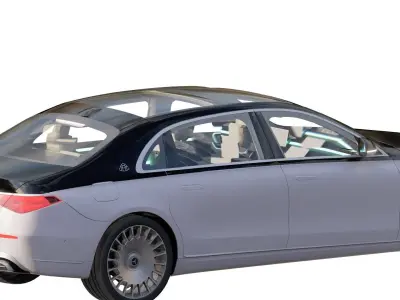 MAYBACH S680 3D model