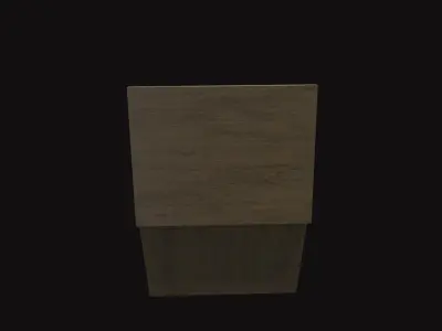 Medieval Jewelry Box V05 Low-poly 3D model