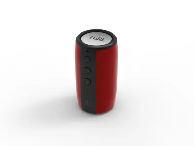 SPEAKER RED BODY 3D model
