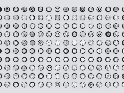 Collection Of 100 Premium Lowpoly Tires Low-poly 3D model