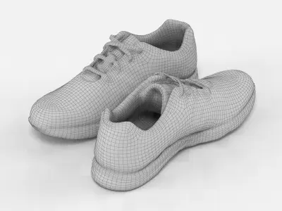 Sports Shoes 001 3D model