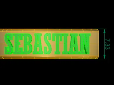 SEBASTIAN MEN RING 3D print model