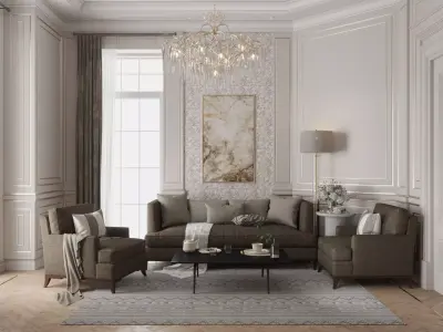 Small livingroom 3D model