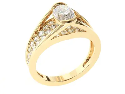 Fancy Ring 3D print model