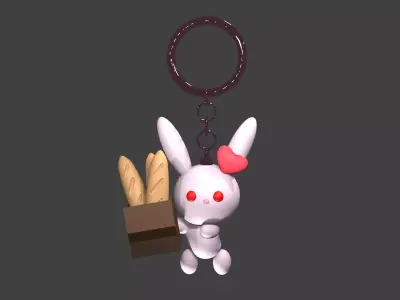 UsaroboF Low-poly 3D model
