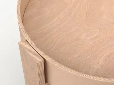 Ikea BASTUA Side table 3D model