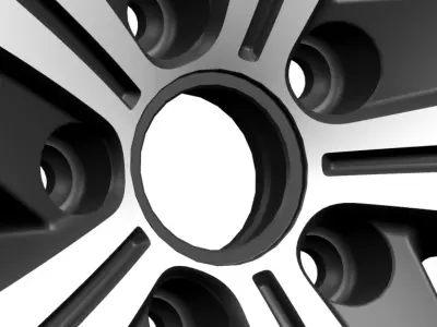 VW Magotan wheel 18 inches 3D model