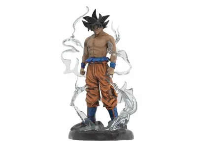Songoku Super Saiyan 3D Print 3D print model