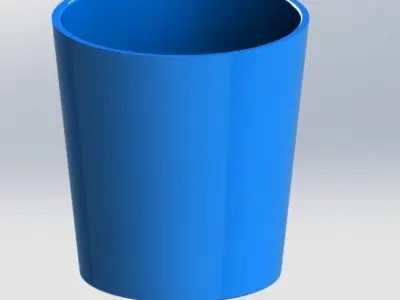 Ash Cup With Lid For Car Cup Holder 3D print model