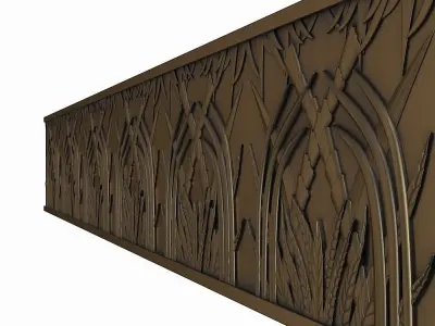 Moorish molding 3D model