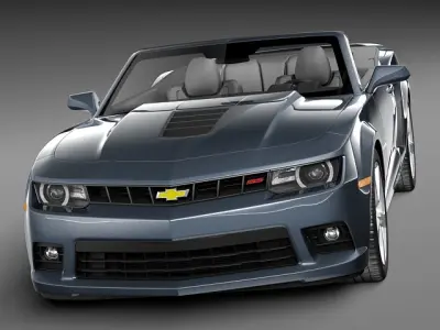 Chevrolet Camaro SS Convertible 2014 3D model