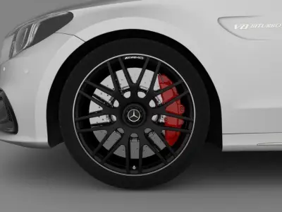 Mercedes-Benz S-Class AMG Sports C217 coupe HQ 2017 3D model 3D model